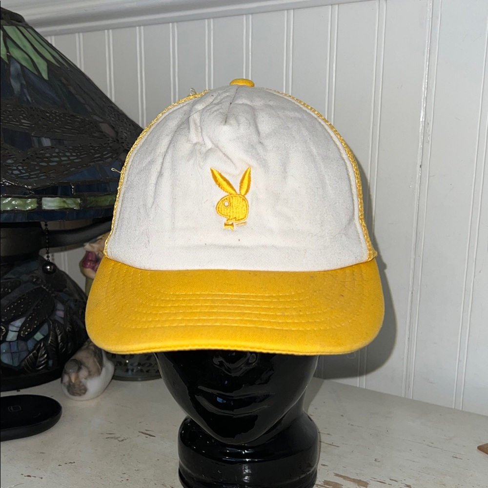 Vintage 80s  Playboy trucker SnapBack hat